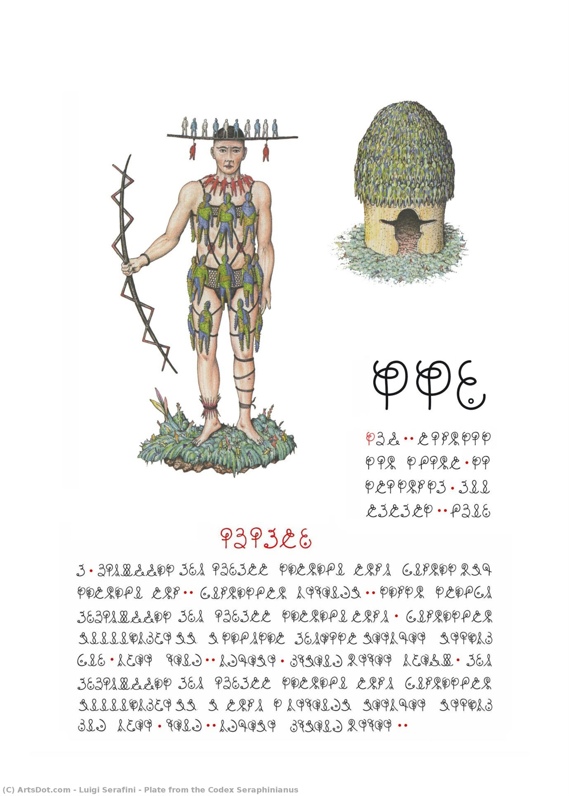 Plate From The Codex Seraphinianus — Luigi Serafini