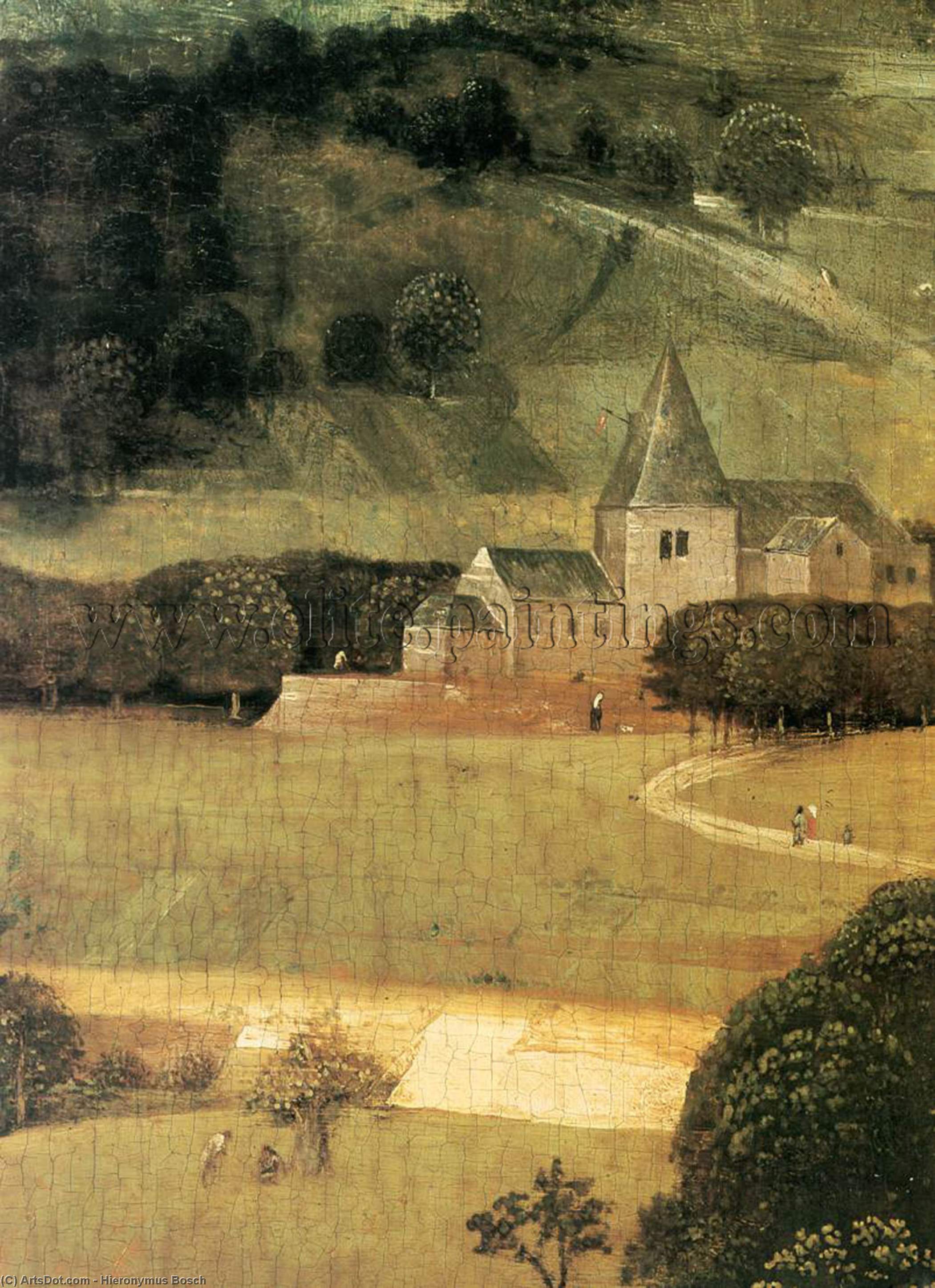 St Jerome In Prayer (detail) — Hieronymus Bosch