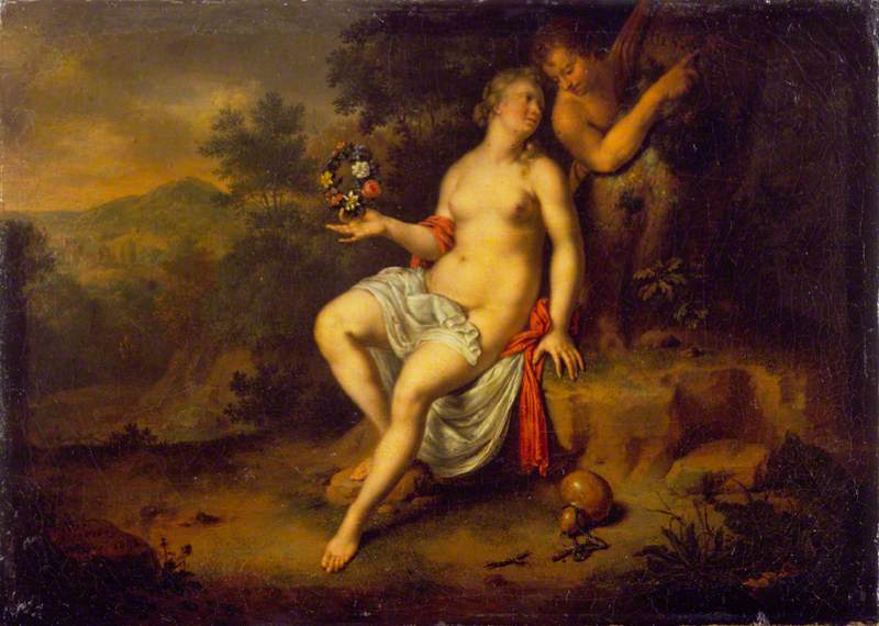 Paris And Oenone — Willem Van Mieris