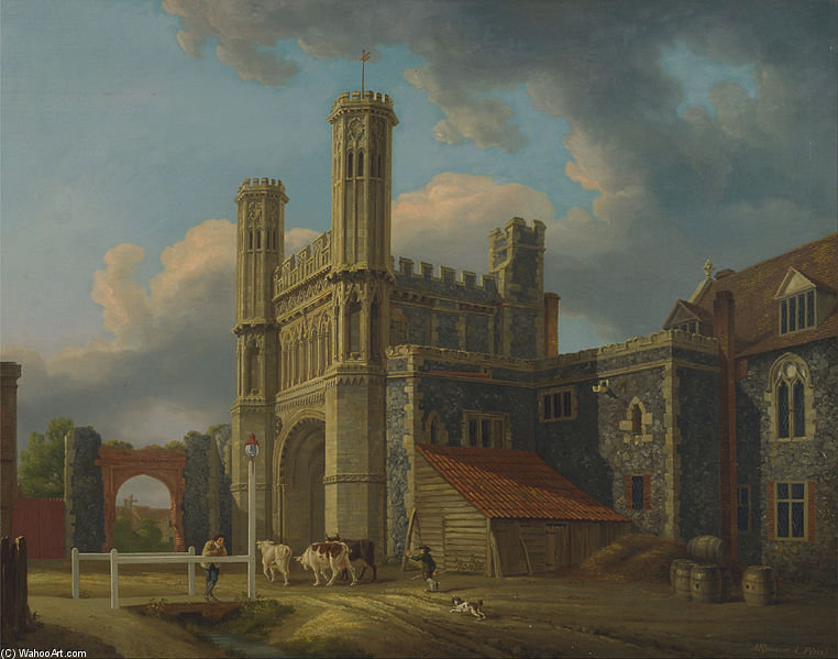 St. Augustine's Gate, Canterbury — Michael Angelo Rooker