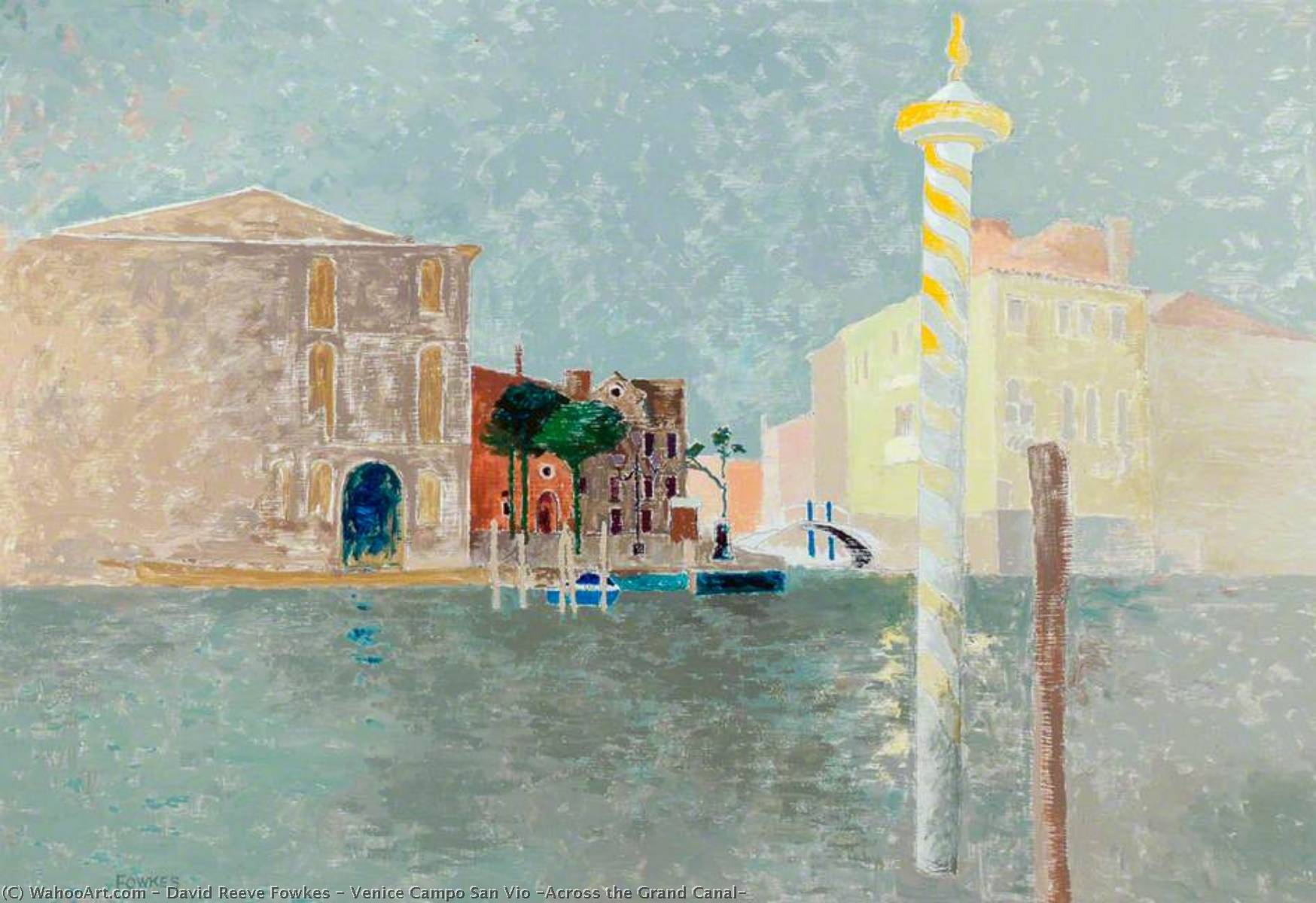 Venice Campo San Vio (across The Grand Canal) — David Reeve Fowkes