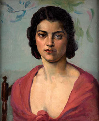 Portrait Of Woman — Eduardo Chicharro Agüera