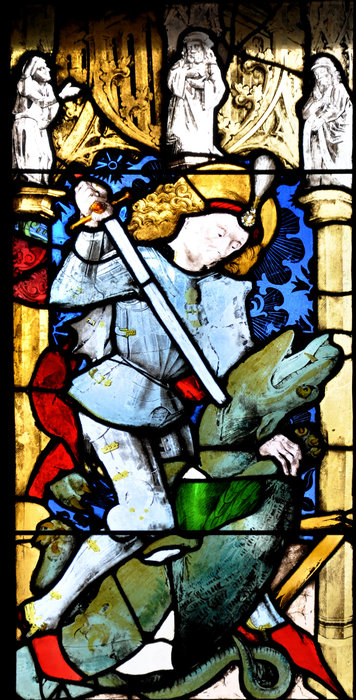 Bad Urach St Amandus Window St. George — Peter Hemmel Von Andlau