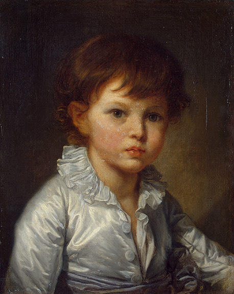 Portrait Of Count Pavel Stroganov As A Child — Jean-baptiste Greuze