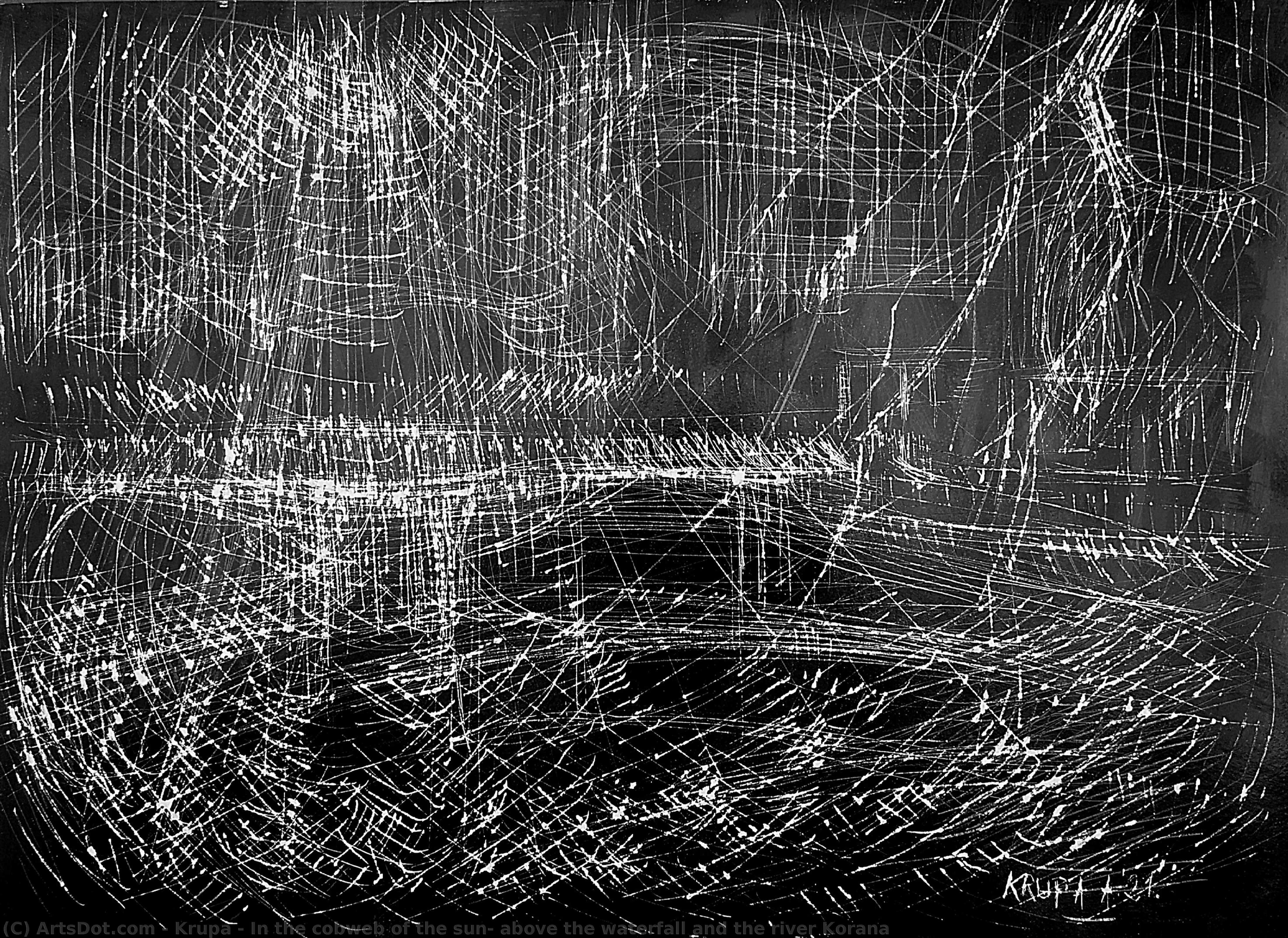 In The Cobweb Of The Sun: Above The Waterfall And The River Korana — Alfred Freddy Krupa