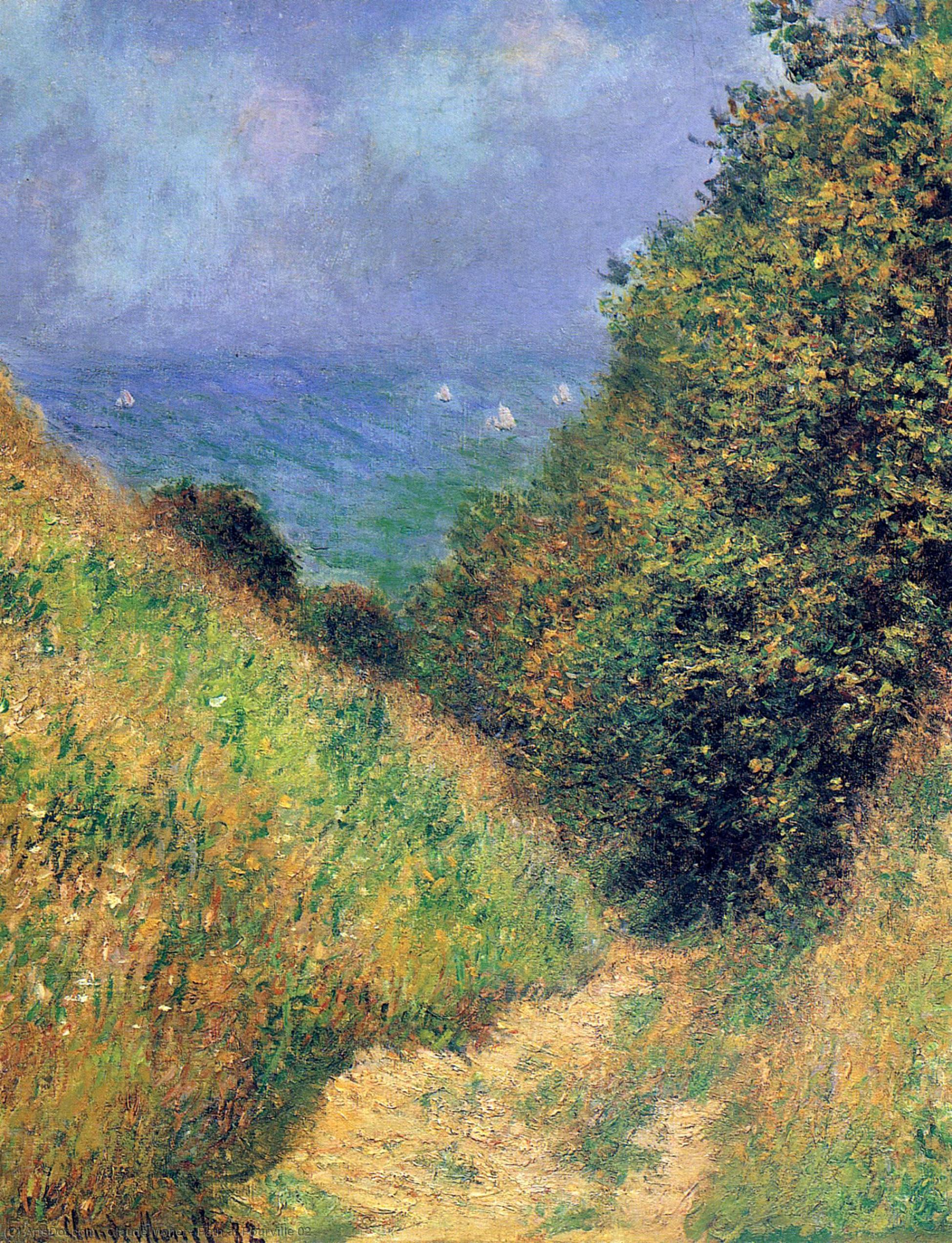 Path At Pourville 02 — Claude Monet