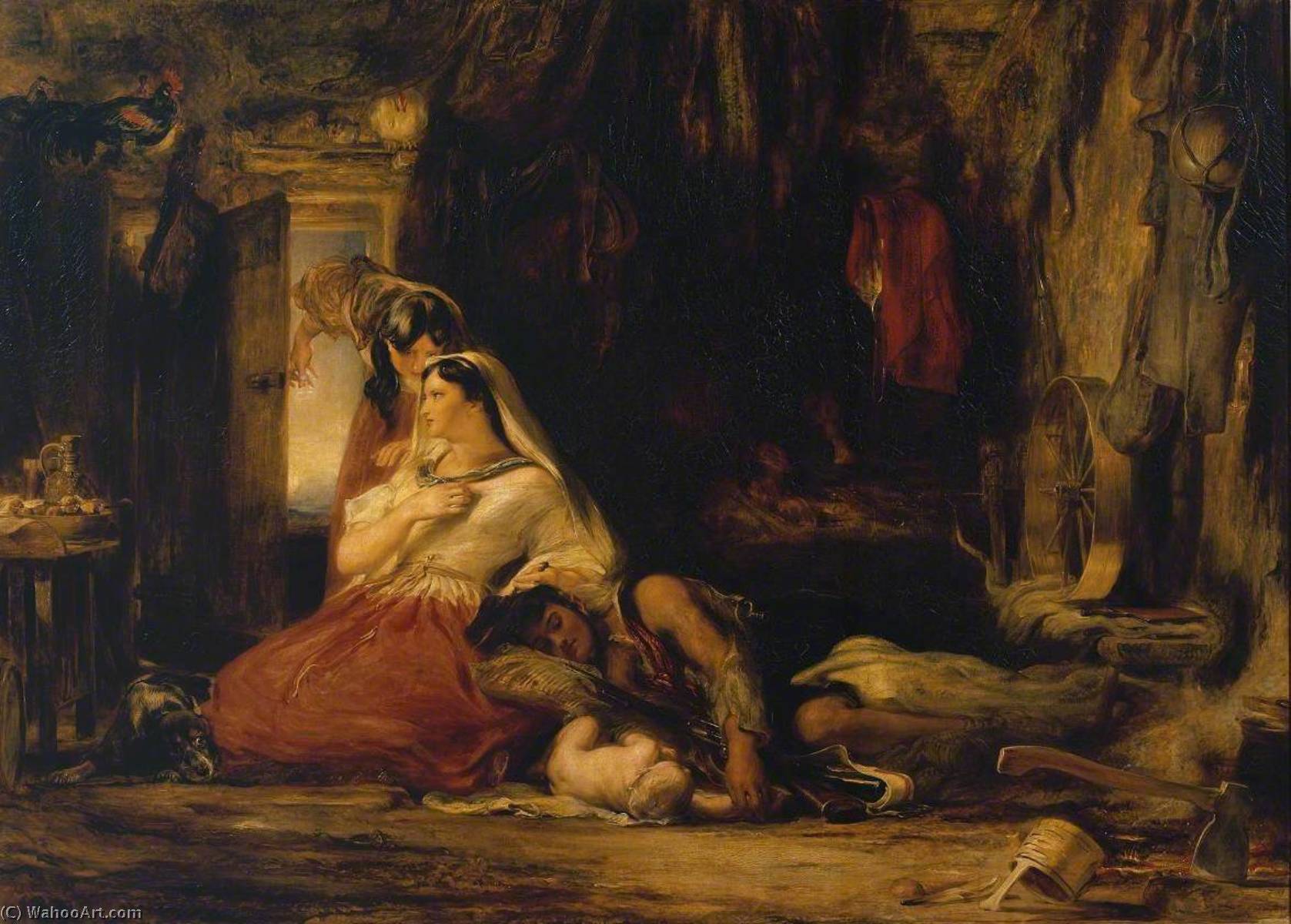 The Peep O' Day Boys' Cabin, In The West Of Ireland — Sir David Wilkie