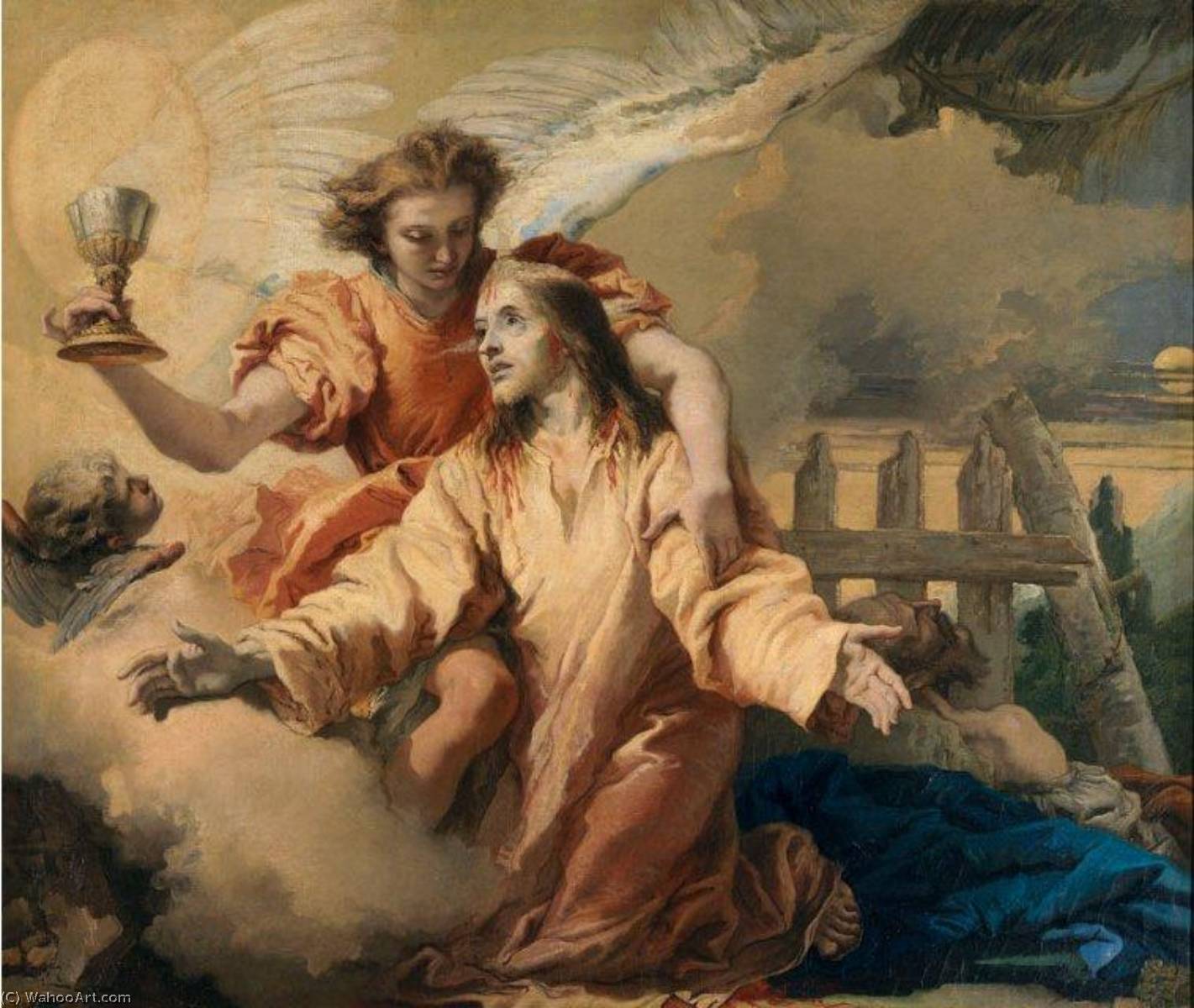 The Agony In The Garden — Giandomenico Tiepolo