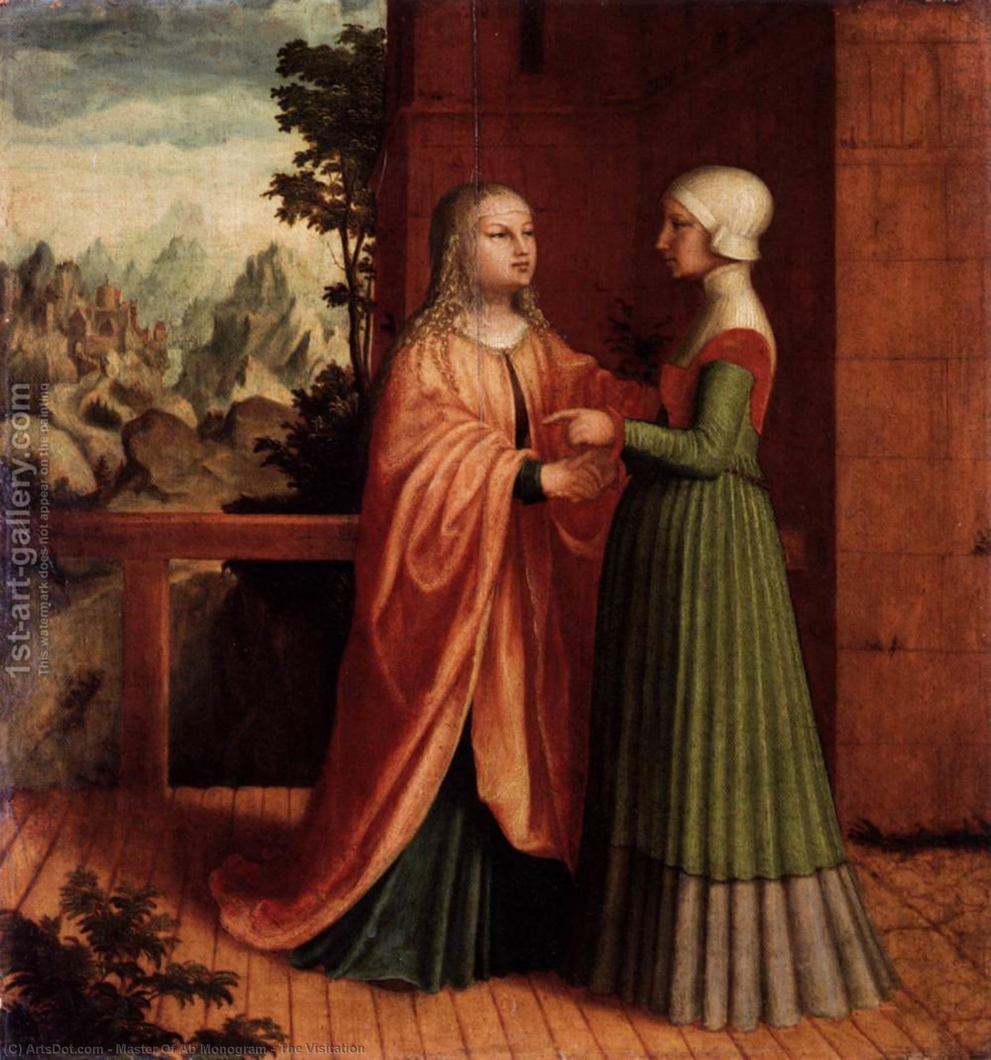 The Visitation — Maestro Del Monograma Ab