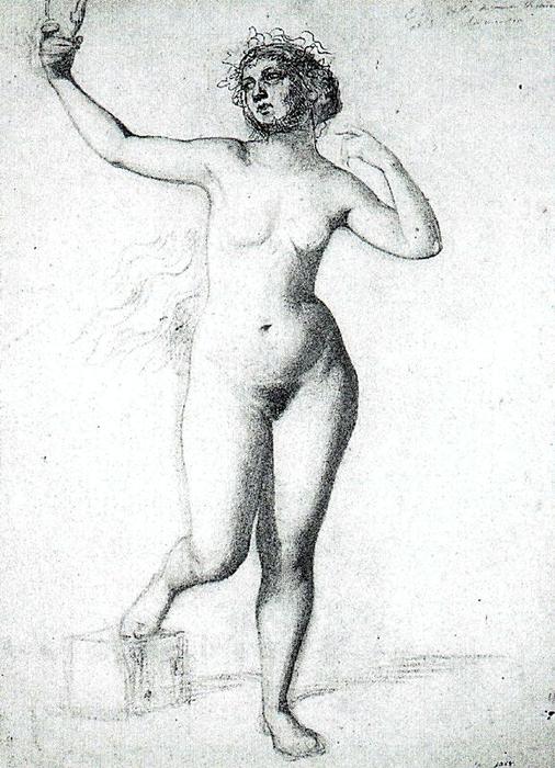 Study Of A Woman — Mariano Fortuny