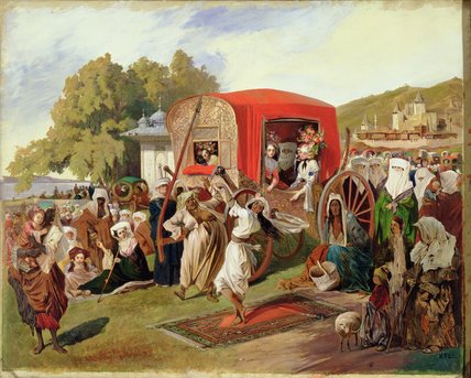 Outdoor Fete In Turkey — Grigory Grigorievich Gagarin