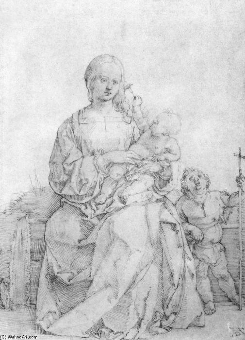 Madonna And Child With John The Baptist — Albrecht Dürer