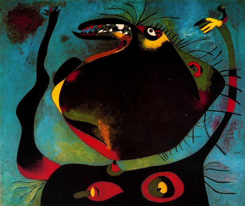 Cabeza De Mujer — Joan Miró