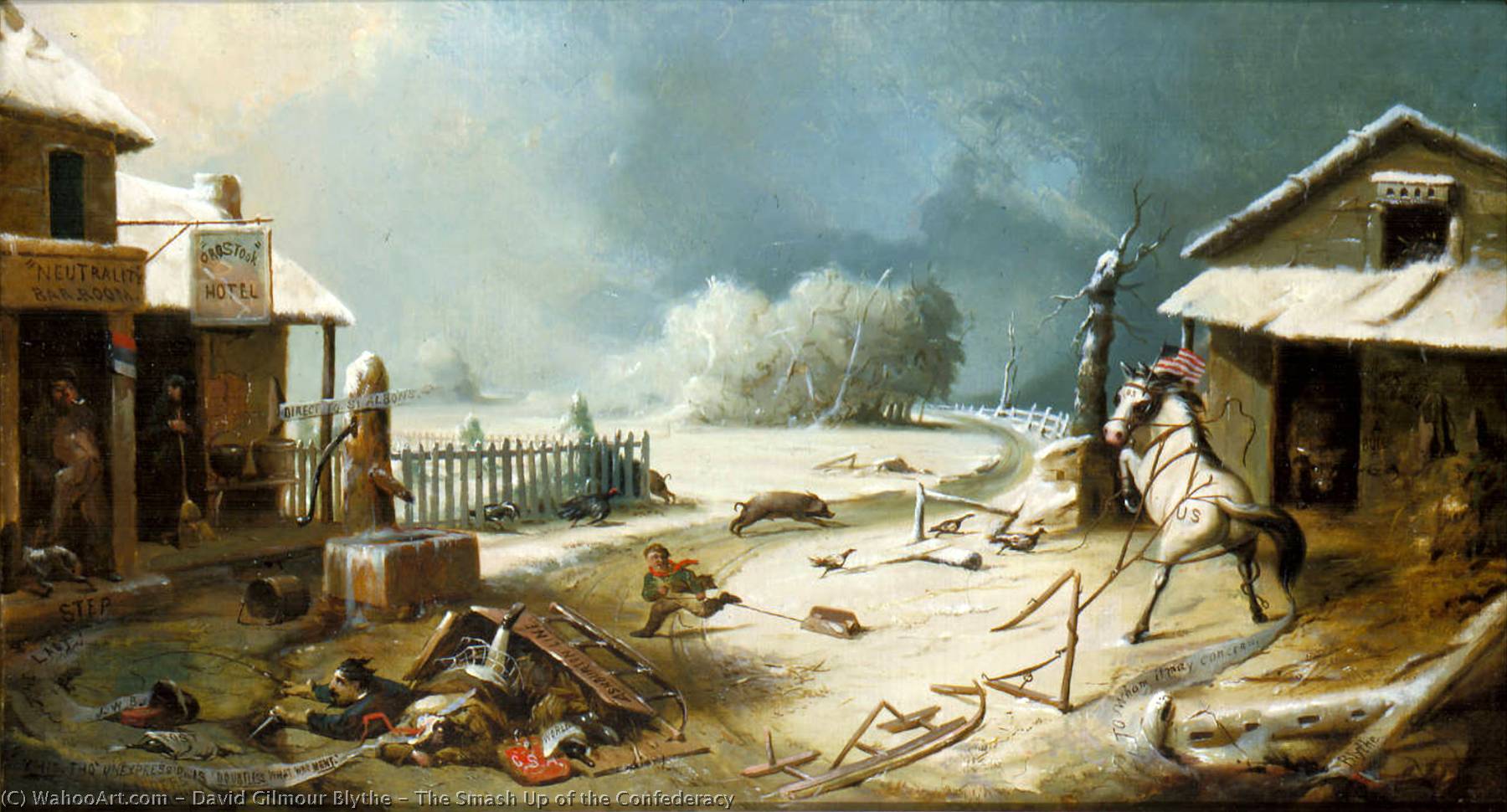 The Smash Up Of The Confederacy — David Gilmour Blythe