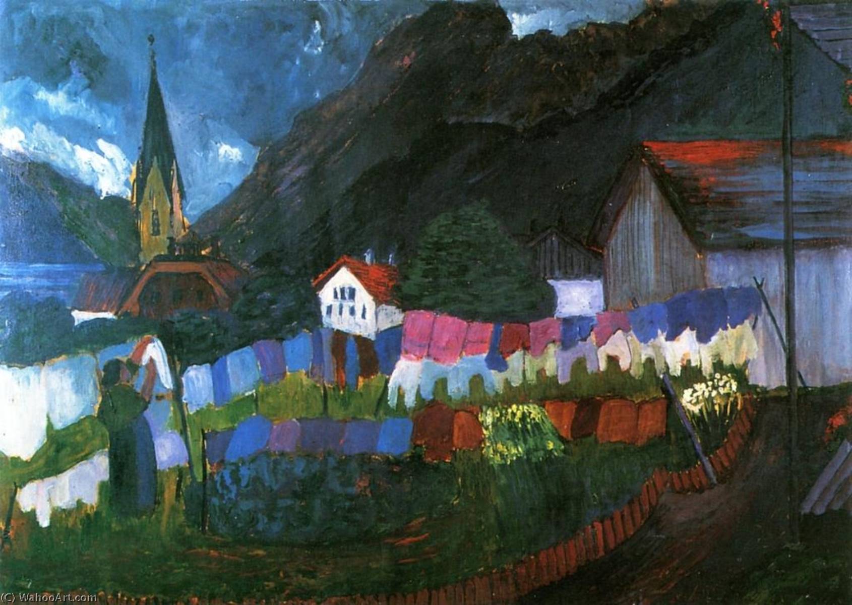 In The Village — Marianne Von Werefkin