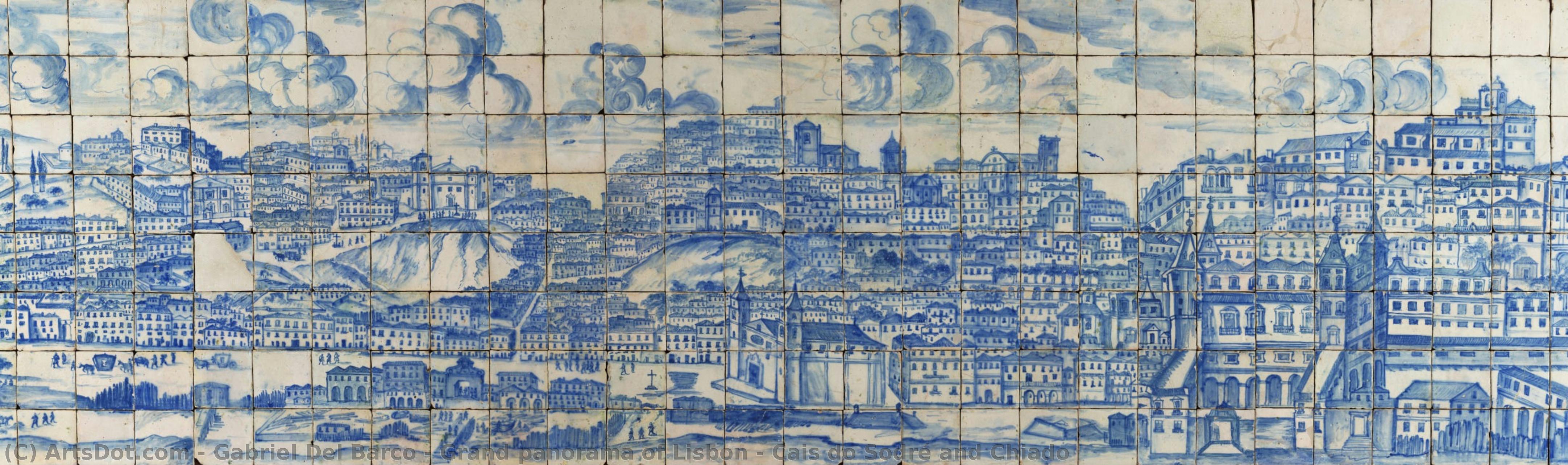 Grand Panorama Of Lisbon - Cais Do Sodré And Chiado — Gabriel Del Barco