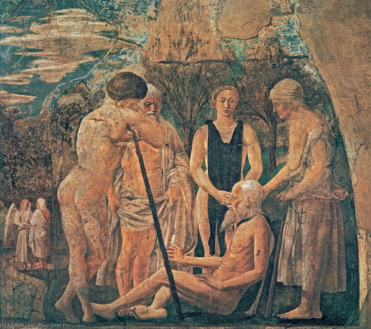 Death Of Adam (detail) — ピエロ・デッラ・フランチェスカ
