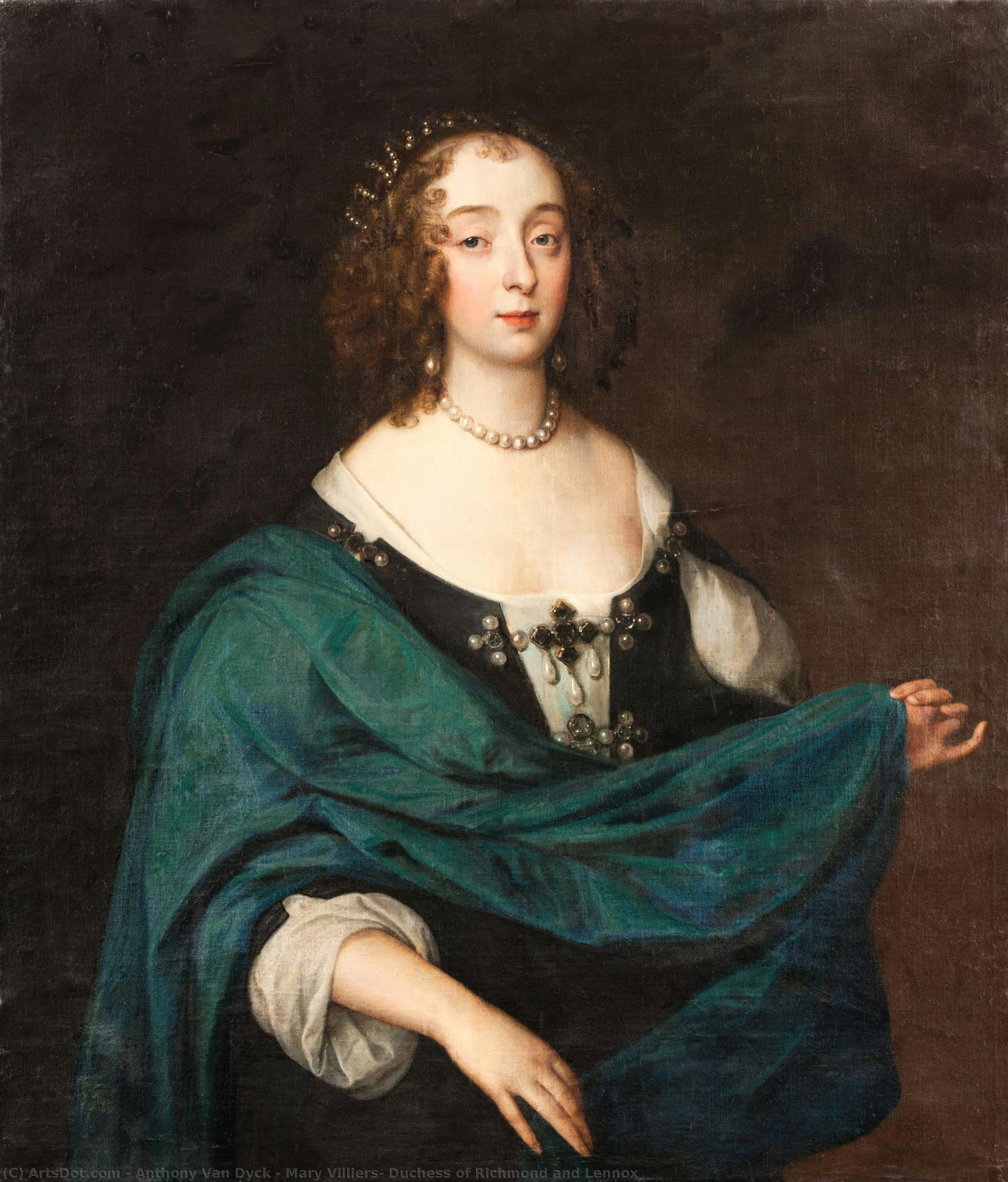 Mary Villiers, Duchess Of Richmond And Lennox — Антони Ван Дик