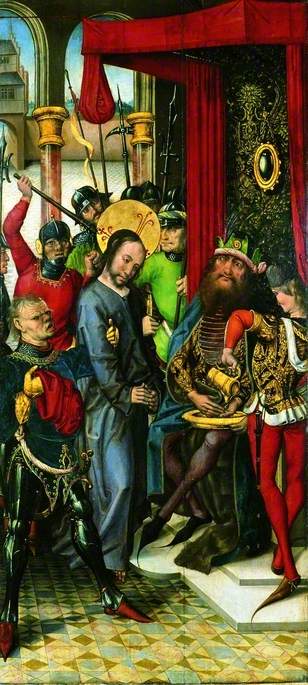Christ Before Pilate (recto) — Master Of The View Of Saint Gudule