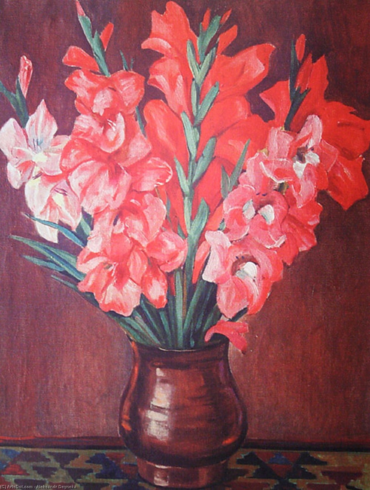 Pink Gladioli — Александар Дејнека