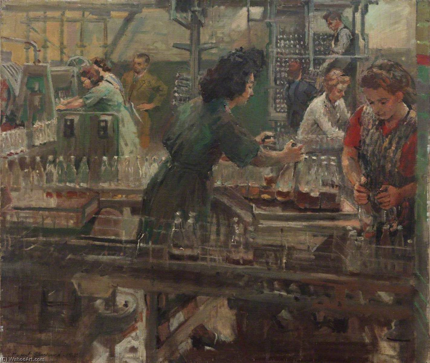 A Penicillin Factory Girls Filling Bottles — Rupert Shephard