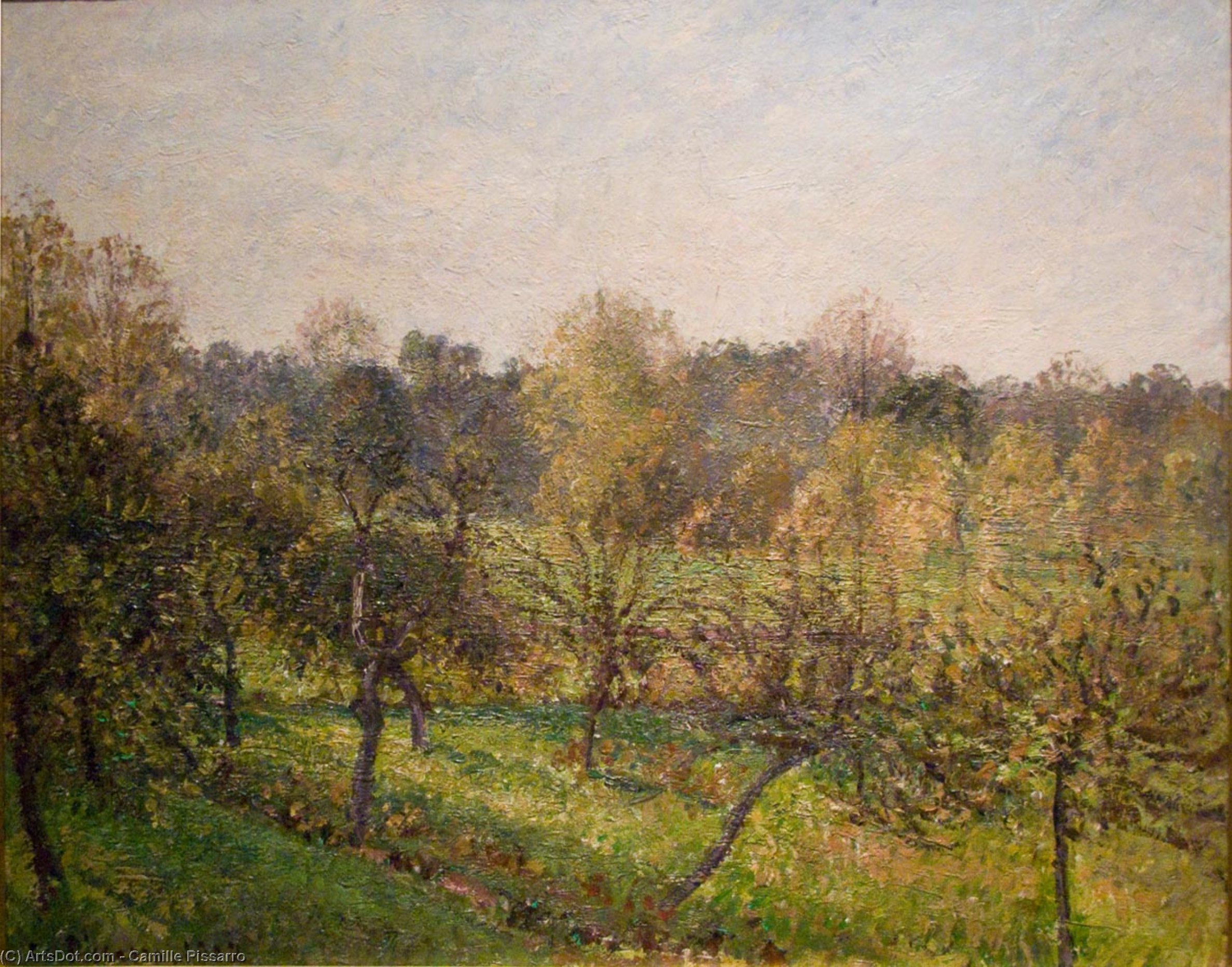 Wald Am Abend — Camille Pissarro
