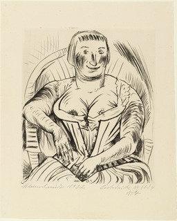 Woman In Armchair (frau Im Sessel) — Paul Kleinschmidt