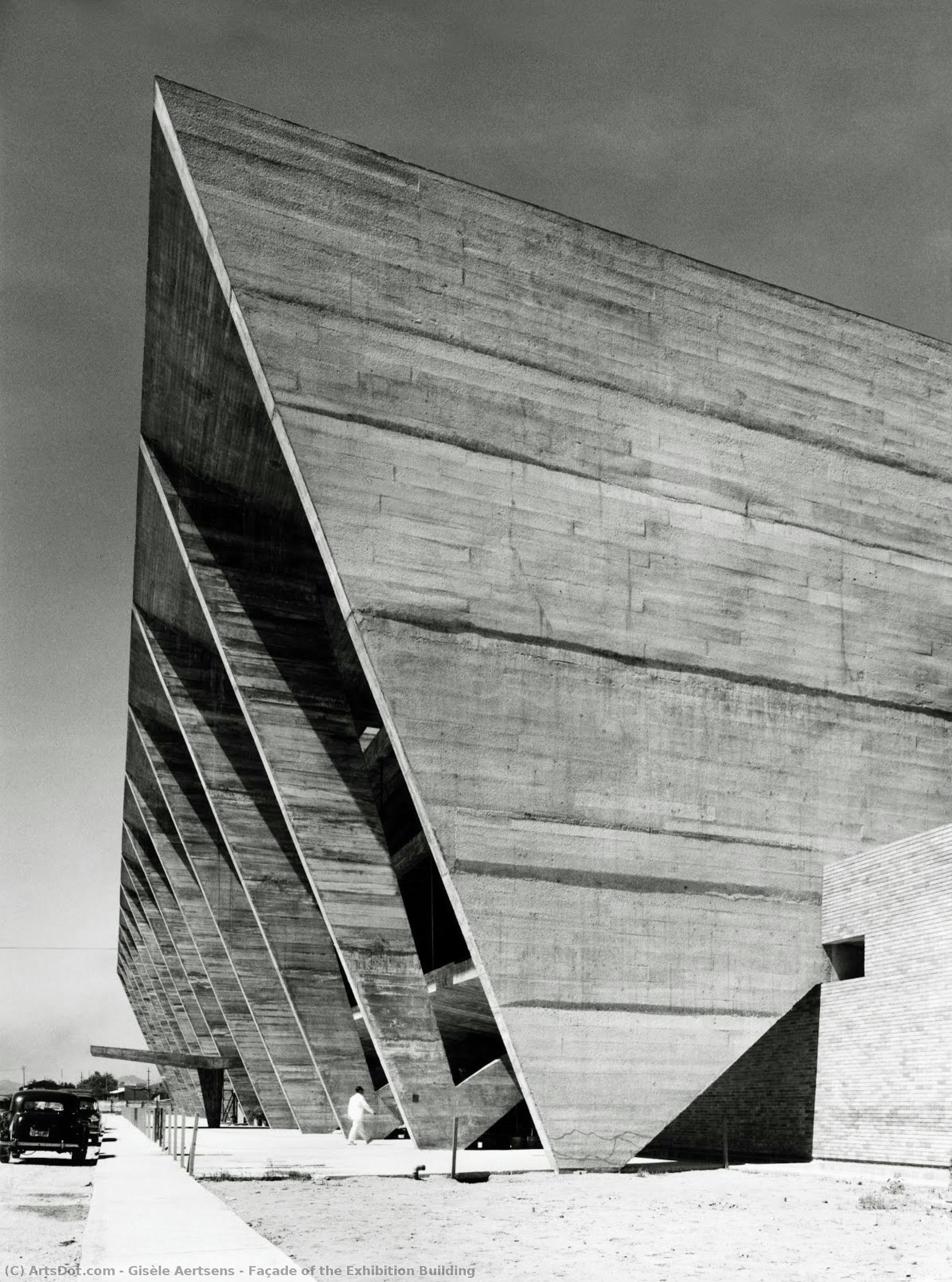 Façade Of The Exhibition Building — Gisèle Aertsens