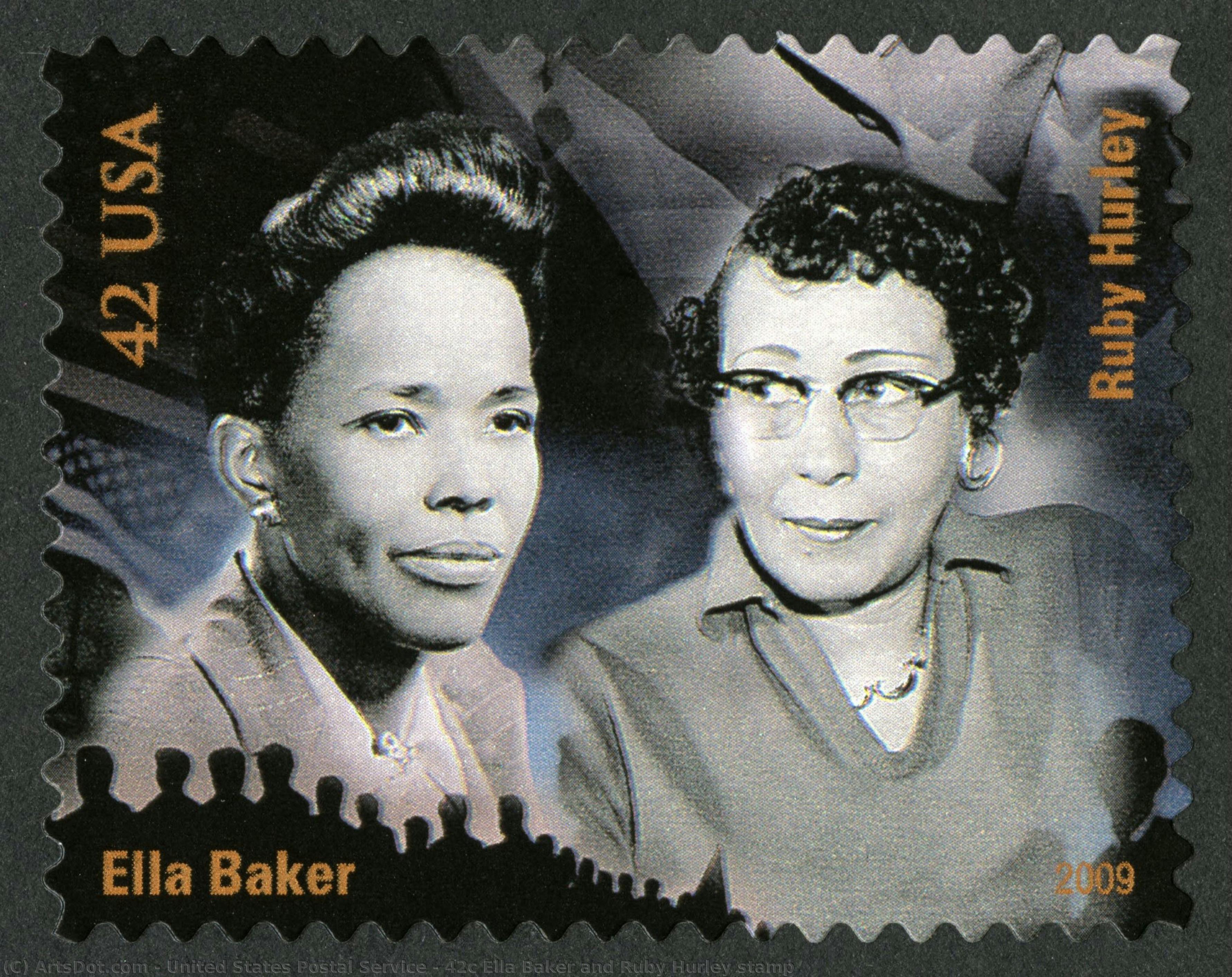 42c Ella Baker And Ruby Hurley Stamp — United States Postal Service