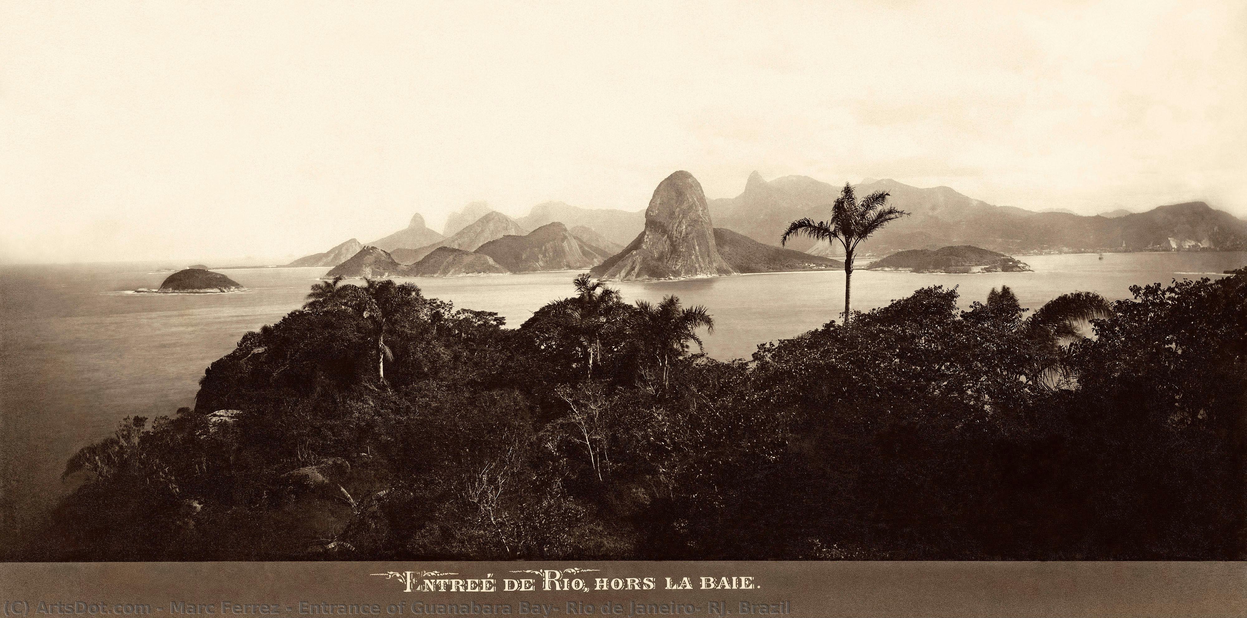 Entrance Of Guanabara Bay, Rio De Janeiro, Rj. Brazil — Marc Ferrez