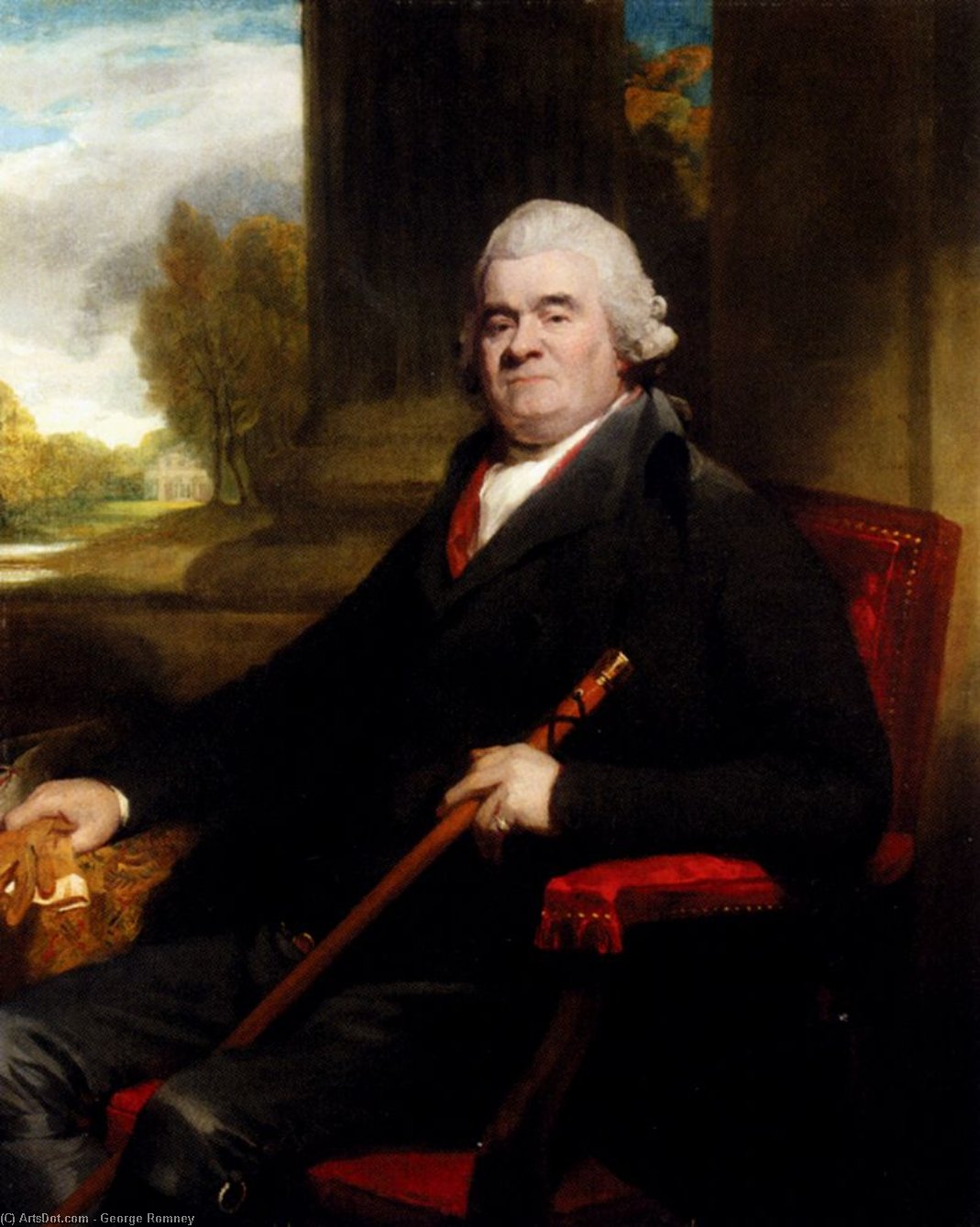 Portrait Of Sir Benjamin Truman — George Romney