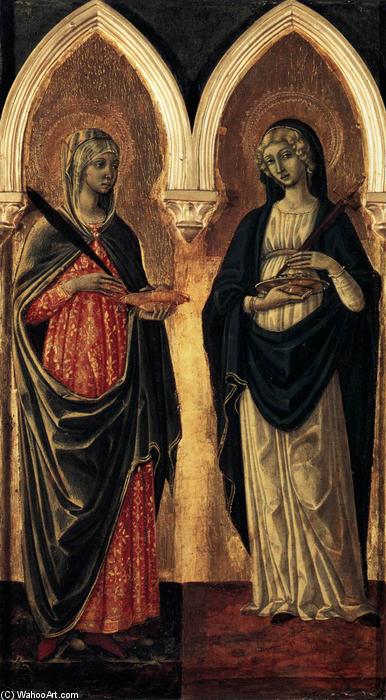 Sts Agatha And Lucy — Guidoccio Cozzarelli
