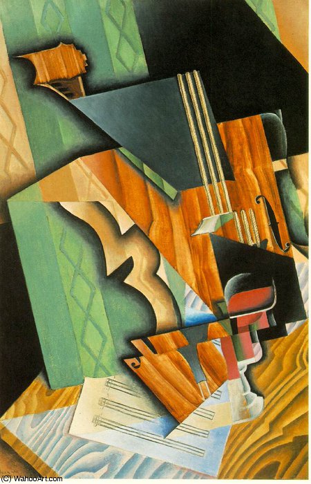 Violin And Glass - - — Хуан Грис