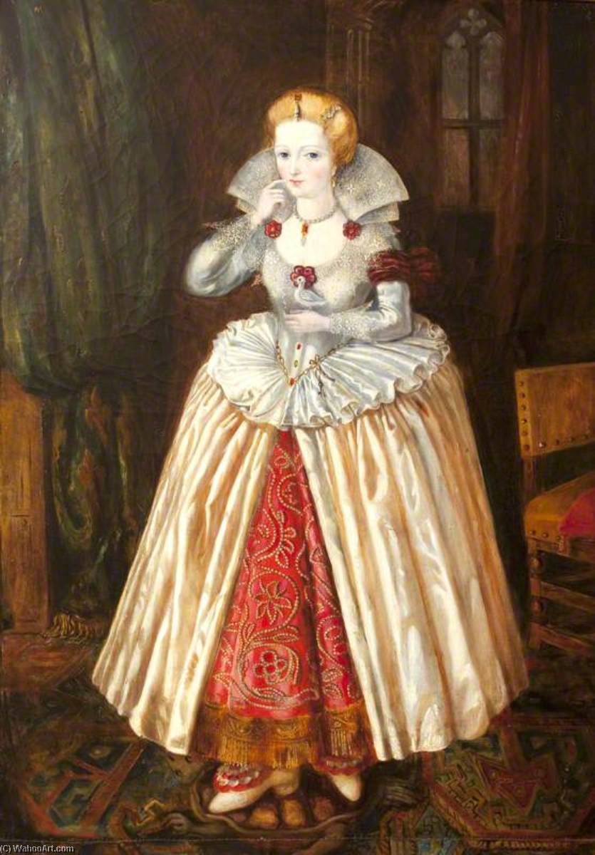A Personification Of ‘the Perfect Wife’ (miscalled 'margaret Roper') (copy Of An Earlier Painting From C.1600 By An Anonymous Artist) — Rebecca Dulcibella Orpen