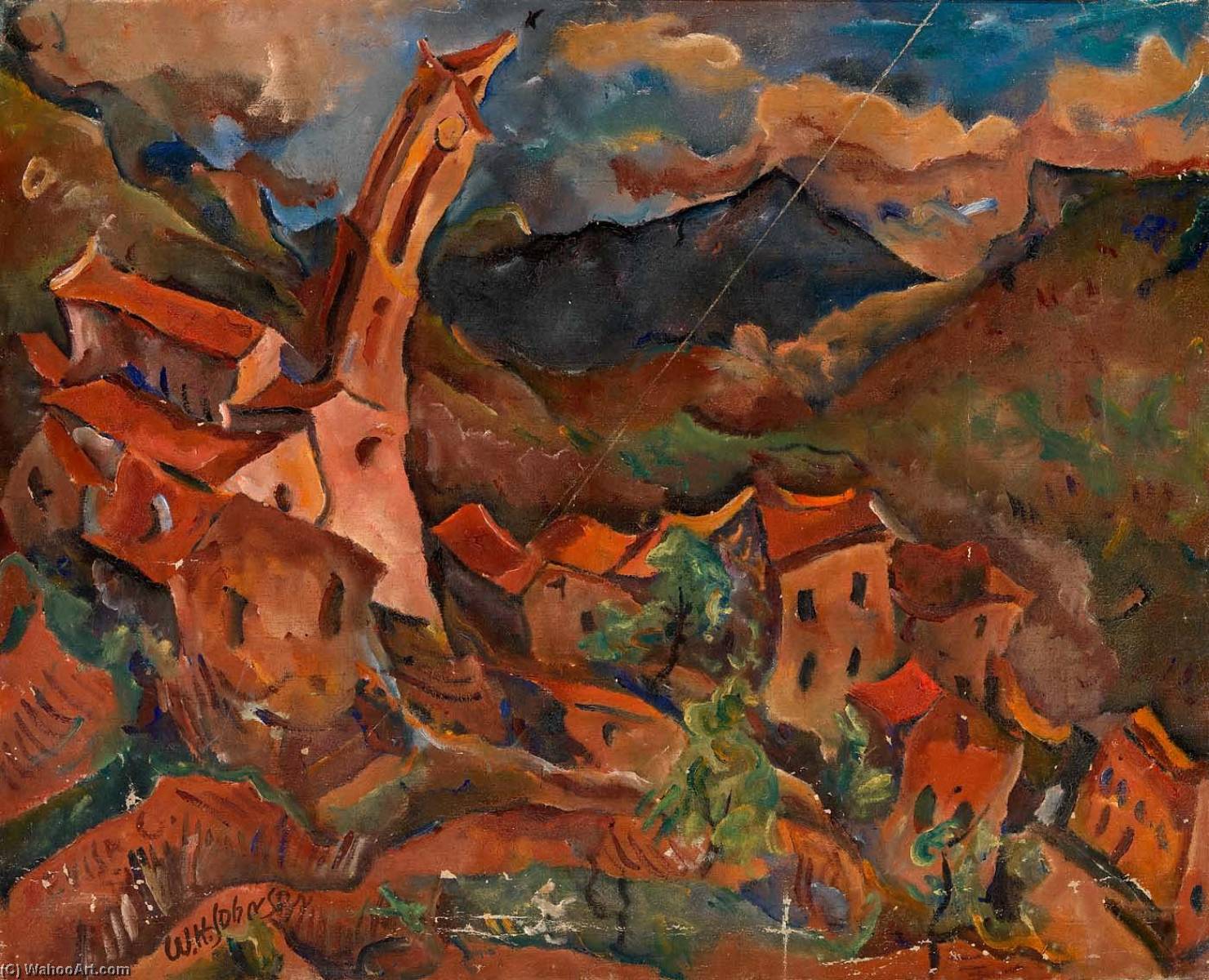 Evisa, Corsica Church — Виљем Хенри Џонсон