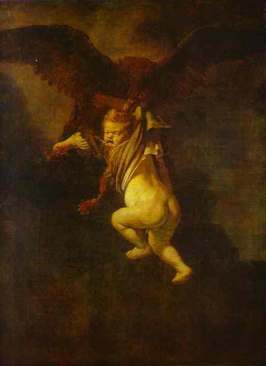 Die Abreßung Des Ganymed — Rembrandt Van Rijn