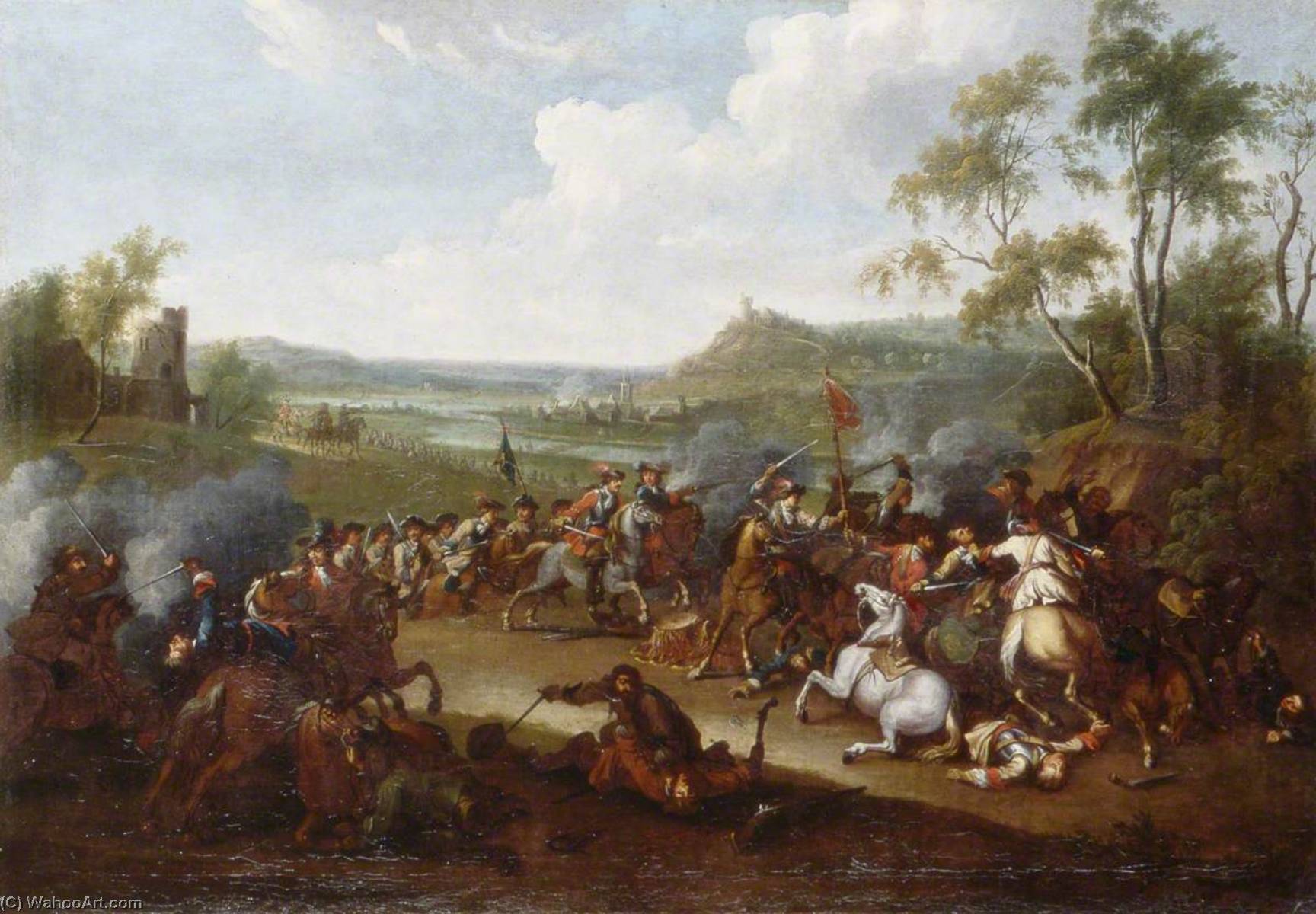 Battle Piece (i) — Jan Van Huchtenburgh