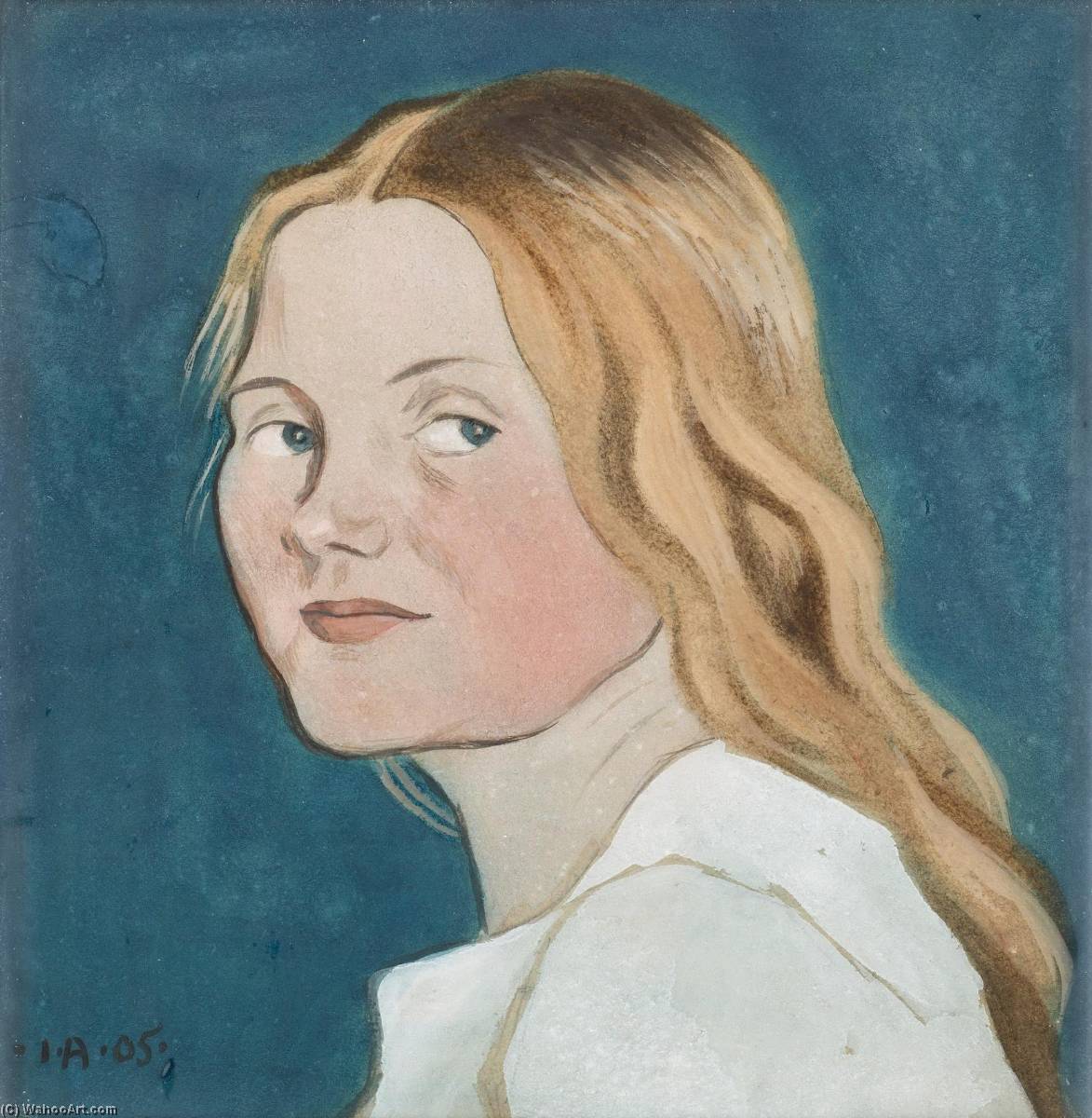 Mrs. Arosenius (also Known As Portrait Of The Artist's Wife) — Ivar Arosenius