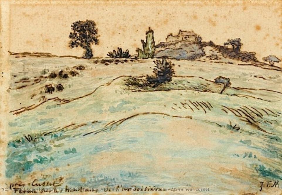 Farm On The Hills Of The Ardoisière Near Cusset — Jean François Millet The Elder