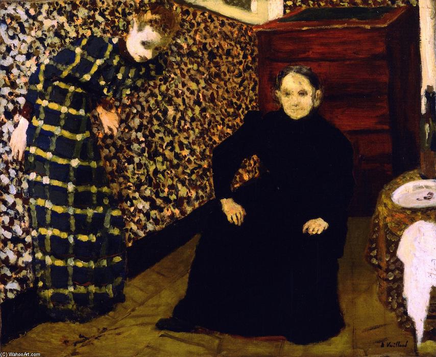Innenraum Mit Mutter Und Schwester Des Künstlers — Jean-édouard Vuillard