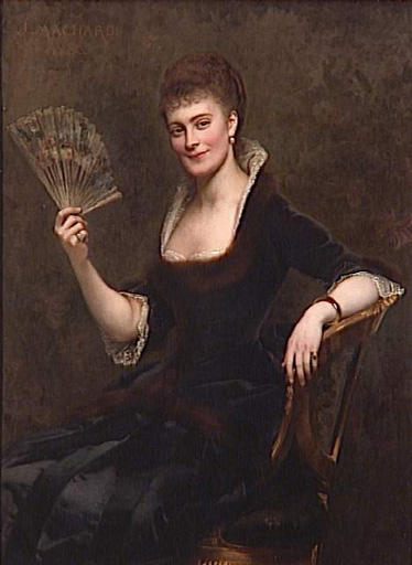 Portrait De La Comtesse Duhesme — Jules Louis Machard