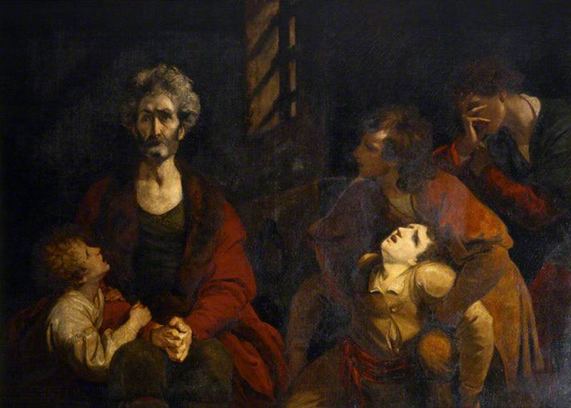 Count Ugolino And His Children In The Dungeon — Sir Joshua Reynolds