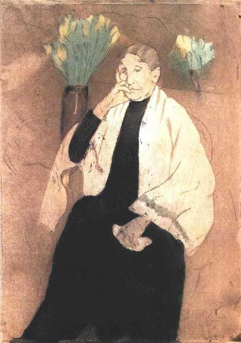 Portrait Of The Artist's Mother — Mary Stevenson Cassatt