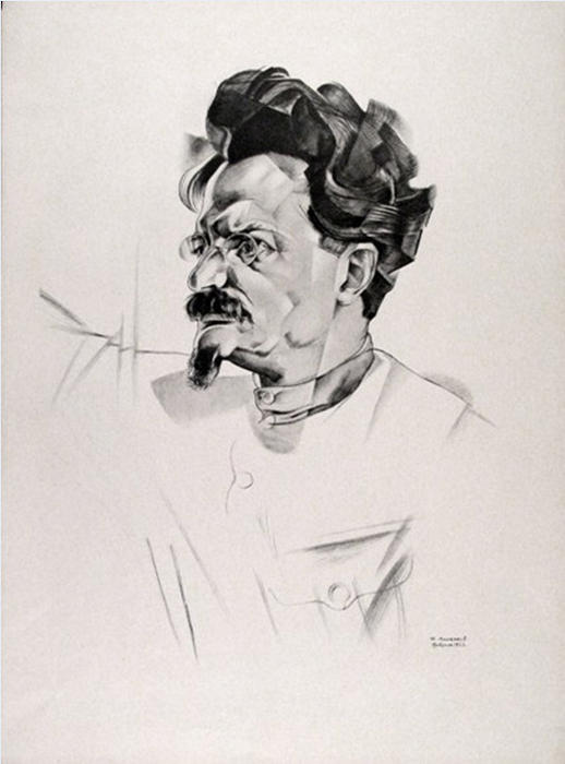 Portrait Of Trotsky — Jury Annenkov