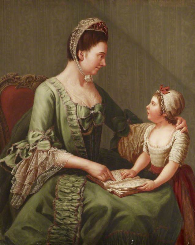 Elizabeth Davers (1730–1800), Countess Of Bristol, And Her Daughter Lady Louisa Theodosia Hervey (1770–1821), Later Countess Of Liverpool (after Antonio De Bittio) — Dorofield Hardy