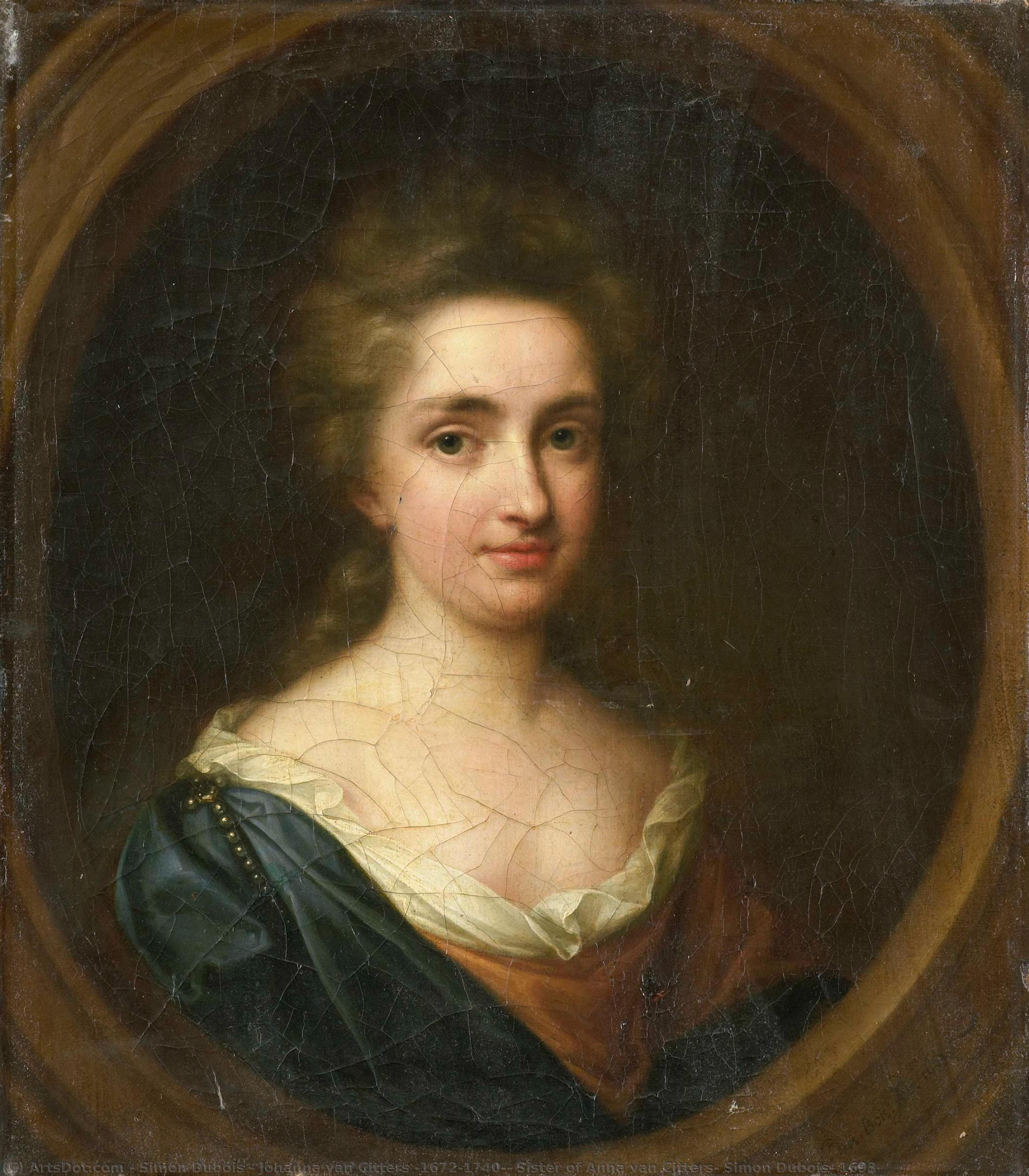 Johanna Van Citters (1672-1740), Sister Of Anna Van Citters, Simon Dubois, 1693 — Simon Dubois