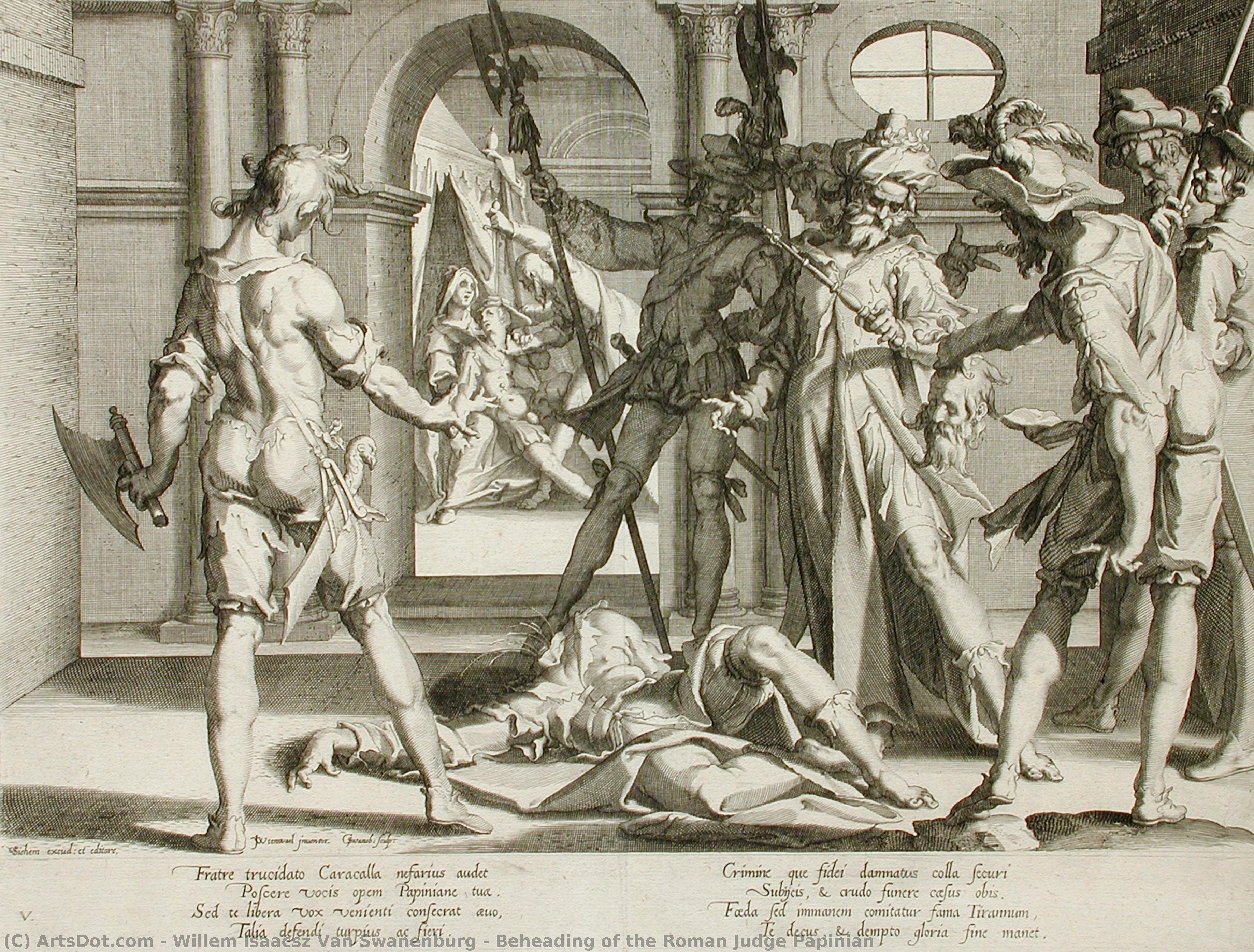 Beheading Of The Roman Judge Papinian — Willem Isaacsz Van Swanenburg