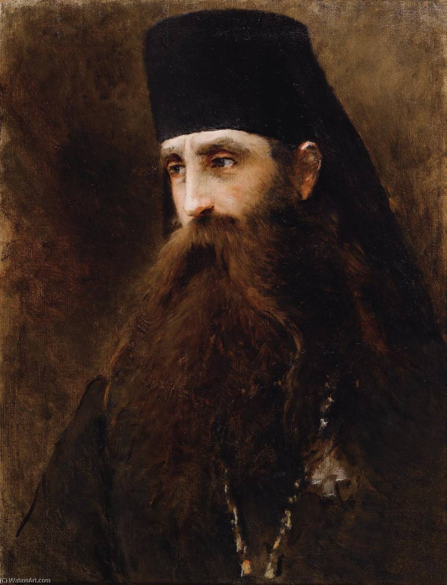 Portrait Of A Priest — Konstantin Yegorovich Makovsky
