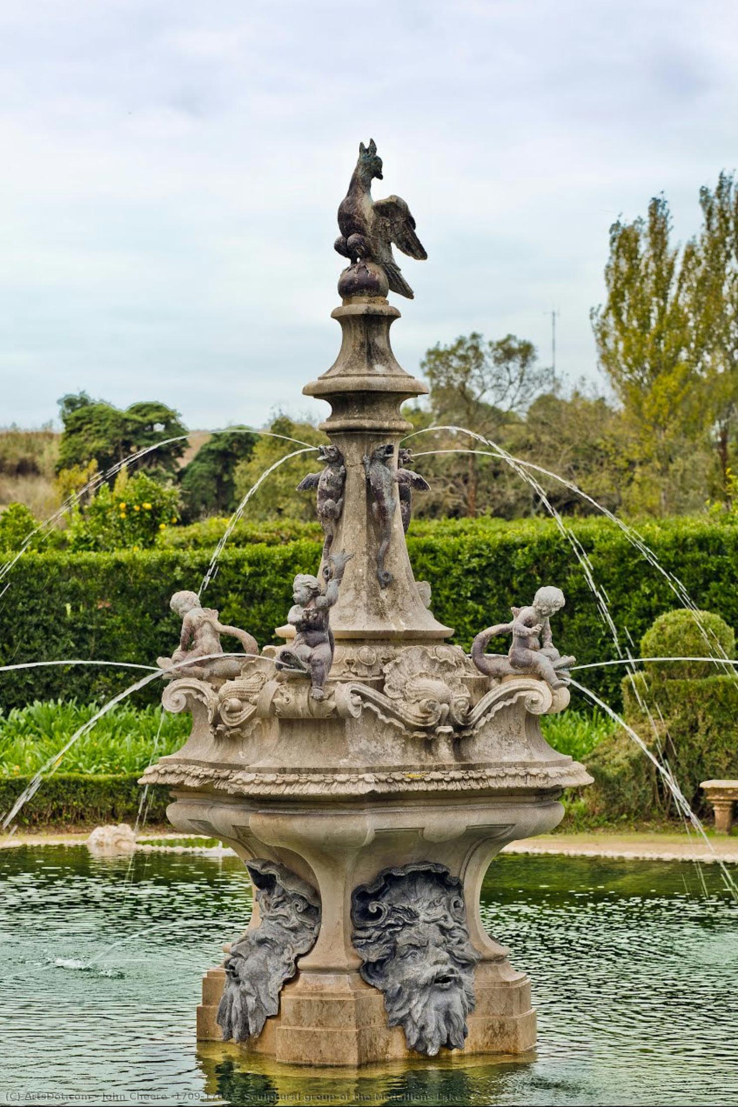 Sculptural Group Of The Medallions Lake — John Cheere (1709-1787)