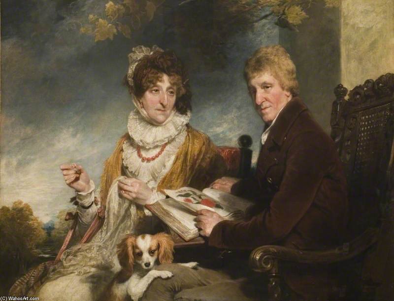 Portrait Of A Man And A Woman — William Owen